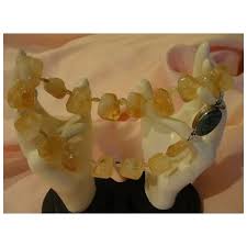 I'd Tumble for You Quartz and Silver Necklace - Free shipping. For Sale at Ruby Lane