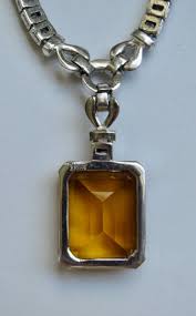 Rare Vintage Trifari Alfred Philippe Necklace 1942 Faux Golden Sapphires | eBay