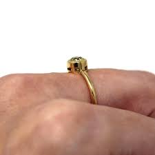 Vintage .97 ct Old European Cut Diamond Engagement Ring ...