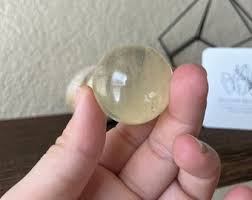 Citrine Sphere 34mm - Etsy