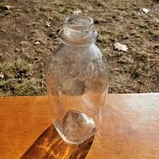Vintage Sealtest 1 Quart Milk Bottle Clear Glass Duraglas ...
