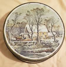 Accents | Vintage Winter In The Country The Old Grist Mill ...