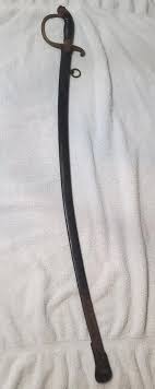 Antique WWI Bavarian Artillery Officer's Sword with "In Treue Fest" Etched Blade | eBay