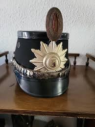 Alter Tschako Berlin-Offizier mit Schuppenkette und Seidenfutter Mod.II. | eBay