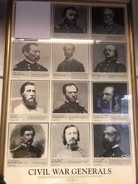 This poster of Civil War generals in at NH general store ...