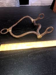 Rare Vintage WW1 US Calvary Military Forged Iron Horse Bit Curb Bit 1900's | eBay