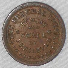 Copper Patriotic Civil War Token Union Must Be Preserved ...