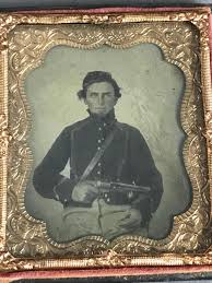 Sold at Auction: CIVIL WAR CAVALRY SOLDIER TINTYPE