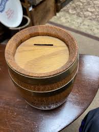 Barrel Bank Citizens National Bank Big Run Pennsylvania Wooden | eBay