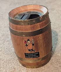 Vintage Barrel Piggy Bank Of Commerce Michigan Rare Collectible Metro Detroit | eBay