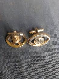 Vintage Gold Tone Masonic / Shriner Cufflinks by Hickok ...
