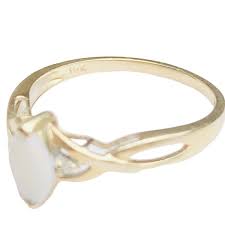 Vintage 10K 10kt Karat Yellow Gold Beautiful Faux Marquis ...