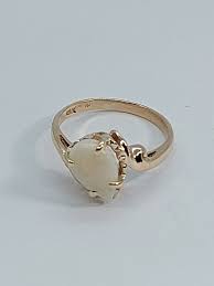 Opal Ring, Opal Gold Rings, Gold Ring, Free Shipping, Opal ...