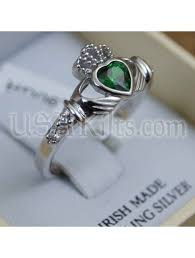 The Emerald Heart Claddagh Ring | USA Kilts