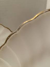 Anchor Hocking 3 plates Vintage Fire King, gold rim, Opague 10” Dinner Plates | eBay