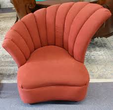 CLAM SHELL CHAIR by Klaussner. MCM Segmented Fan ...