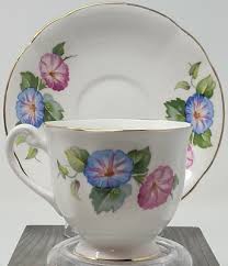 Vintage Clarence Floral Gold Tone Trim Tea Cup & Saucer Bone China England | eBay