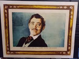 Lobby Card 1939 GONE WITH THE WIND Clark Gable 1st release artist portrait | eBay
