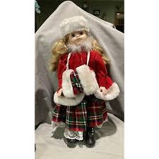 16'' vintage porcelain christmas doll | eBay