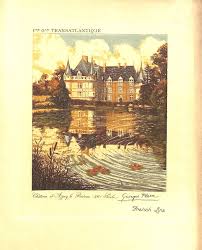 S.S. 'Normandie' Set x 10 c1935 Transatlantique Menus"