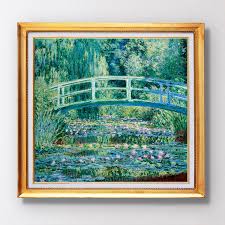 Claude Monet - Water Lilies and Japanese Bridge - Fine Art ...
