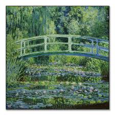Water Lilies and Japanese Bridge by Monet | BIG Wall Décor