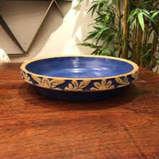 Antique 1940's Clay City Pottery Cobalt Blue Stoneware 10-3 ...