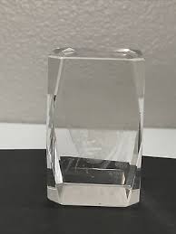 Elvis Presley Face Etched Crystal Glass Cube Block Paperweight | eBay