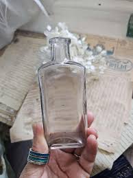 Antique Pale Amethyst Square Apothecary Bottle | Small Old Pale Purple Glass Bottle | Sun Coloured Amethyst SCA Blown in Mould Tooled Lip - Etsy Australia