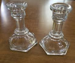Vintage Leaded Crystal Candlesticks Candle Holders Set of 2 ...