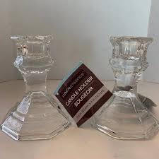 Luminessence | Accents | Luminescence Candle Holders 4 Clear ...