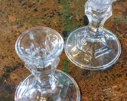 Vintage Pink Depression Glass Candlesticks…set of 2 - Etsy