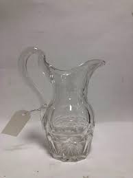 Lot - An 1860's Cut Crystal Honeycomb Pitcher