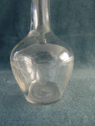Etched Glass Decanter With Original Stopper 1890 - Etsy