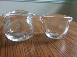 Blown Glass Cups Set of 2 - so Clear - Etsy