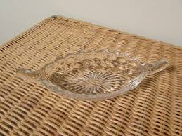 Vintage Glass Relish Dish, Clear Cut Glass , Serving Tray, Sawtooth Rim - Etsy