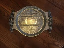 Rodney Kent Relish Tray w Glass Insert #443 Hand Wrought Creations Vintage 50's | eBay