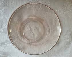 Vintage Pink Depression Ware Heisey Saucer / Bread Plate - Etsy