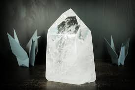 XXL Gorgeous Natural Clear Quartz Tower with Transparent ...