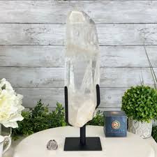 Clear Quartz Crystal Point on Fixed Base #3121CQ-011 ...