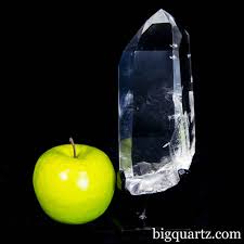 Clear Quartz Crystal Point, 6.2 inches (Brazil #G0002) 1.9 ...