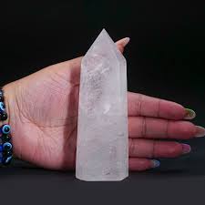 Genuine Polished Clear Quartz Point From Brazil (344 grams ...