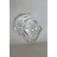 Val Saint Lambert Crystal Art Glass Engraved Woman Rock ...