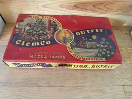 Vintage Clemco Bakelite Lamps Christmas String Lights in Box - Working | eBay