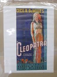 Cleopatra Cecil B. De Mille's Vintage 1978 Reprint poster 18270 | eBay