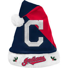 Cleveland Indians FOCO Logo Santa Hat