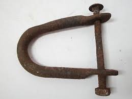 Vintage Clevis Farm Tractor Chain Rope Pulling Drawbar Pin Rigging Towing Stuck | eBay