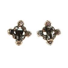 Blue and Green Aurora Borealis Rhinestone Earrings | Vintage Meet Modern Jewelry