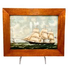 Sold at Auction: Wedgwood Golden West Nautical Clipper Porcelain Plaque