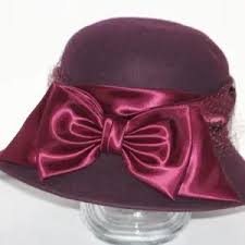 Miss Bierner | Accessories | Vintage Womens Hat Dark Purple ...